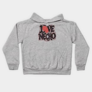 i love necho Kids Hoodie